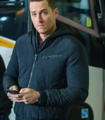Chicago P.D Jay Halstead Black Bomber Jacket