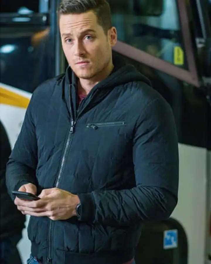Chicago P.D Jay Halstead Black Bomber Jacket Chicago P.D Jay Halstead Black Bomber Jacket