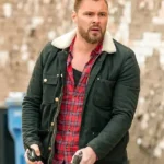 Chicago P.D. Adam Ruzek Black Fur Collar Jacket
