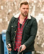 Chicago P.D. Adam Ruzek Black Fur Collar Jacket