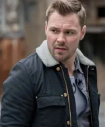 Chicago P.D. Adam Ruzek Black Fur Collar Jacket