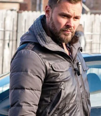 Chicago P.D. Adam Ruzek Quilted Puffer Hooded Jacket