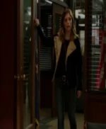 Chicago P.D. Erin Lindsay Black Shearling Fur Leather Jacket