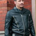 Chicago P.D. Kenny Rixton Bomber Leather Jacket
