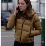 Chicago P.D. S07 Kim Burgess Brown Puffer Jacket