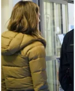 Chicago P.D. S07 Kim Burgess Brown Puffer Jacket