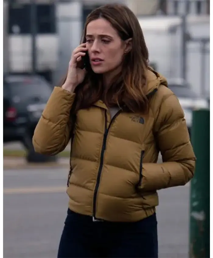 Chicago P.D. S07 Kim Burgess Brown Puffer Jacket Chicago P.D. S07 Kim Burgess Brown Puffer Jacket