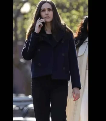 Chicago P.D. S08 Kim Burgess Blue Peacoat