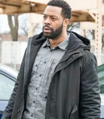 Chicago P.D. S7 Kevin Atwater Black Hooded Jacket