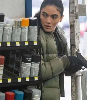 Chicago PD S13 Eva Imani Green Puffer Jacket