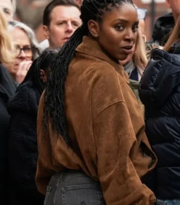 Chicago PD Tasha Fox Brown Suede Jacket