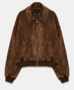 Chicago PD Tasha Fox Brown Suede Jacket