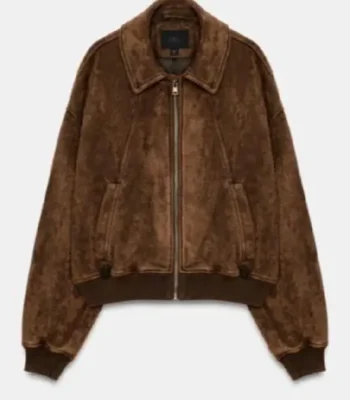 Chicago PD Tasha Fox Brown Suede Jacket