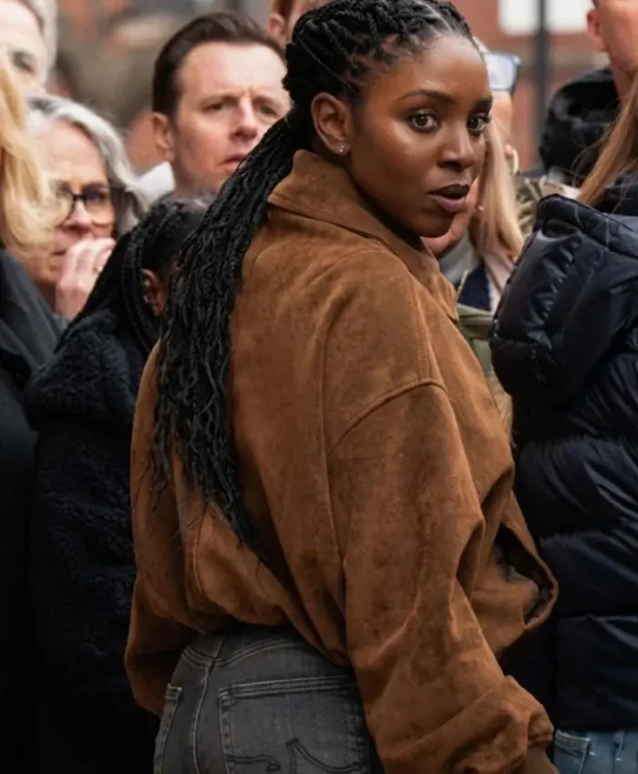 Chicago PD Tasha Fox Brown Suede Jacket Chicago PD Tasha Fox Brown Suede Jacket
