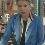 Chloe Decker Lucifer Blue Cotton Blazer