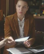 Chloe Decker Lucifer Brown Corduroy Blazer