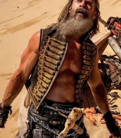 Chris Hemsworth Furiosa A Mad Max Saga 2024 Brown Vest