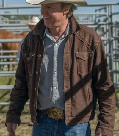 Chris Potter Heartland Brown Cotton Jacket