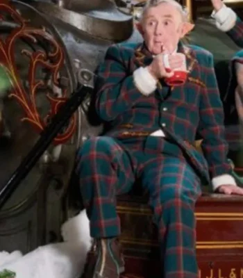 Chuck Rescuing Christmas 2023 Plaid Blazer