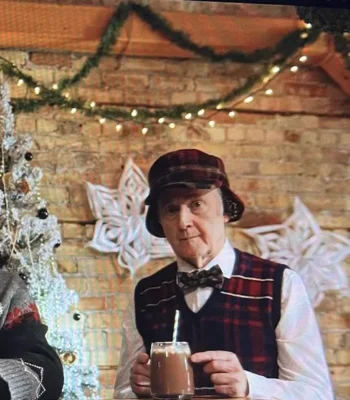 Chuck Rescuing Christmas 2023 Plaid Vest