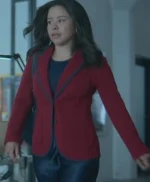 Cierra Ramirez Good Trouble TV Series Red Blazer