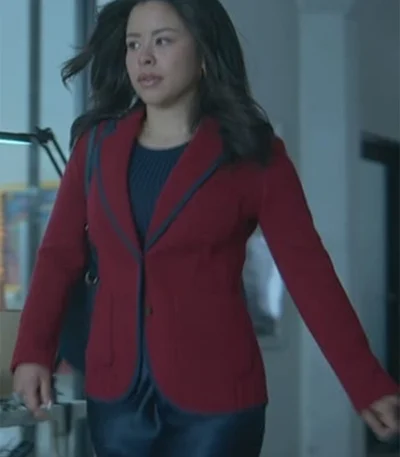 Cierra Ramirez Good Trouble TV Series Red Blazer