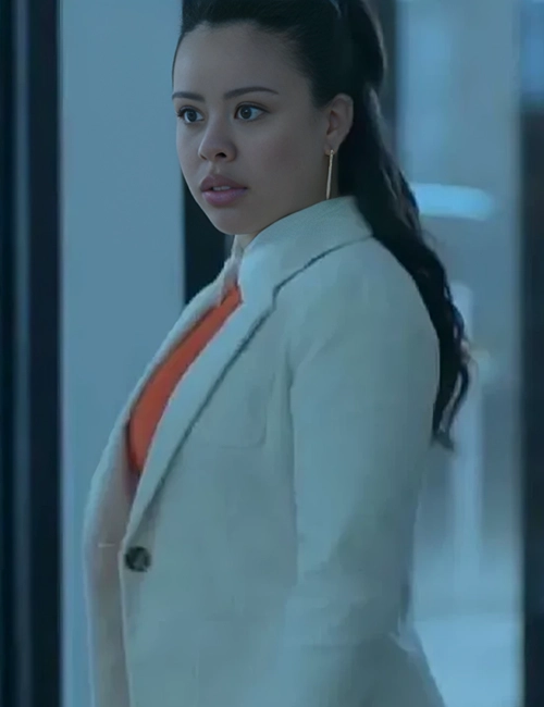 Cierra Ramirez Good Trouble S05 White Blazer Cierra Ramirez Good Trouble S05 White Blazer