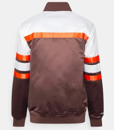 Cleveland Browns 75th Anniversary Brown Satin Jacket