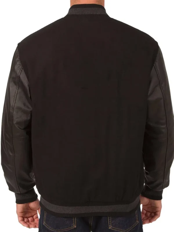 Cleveland Browns Black Varsity Wool-Leather Jacket