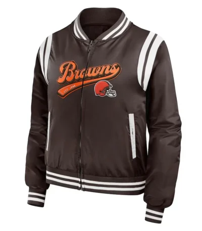 Cleveland Browns Bomber Full-Zip Jacket