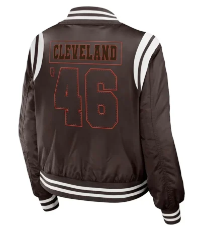Cleveland Browns Bomber Full-Zip Jacket
