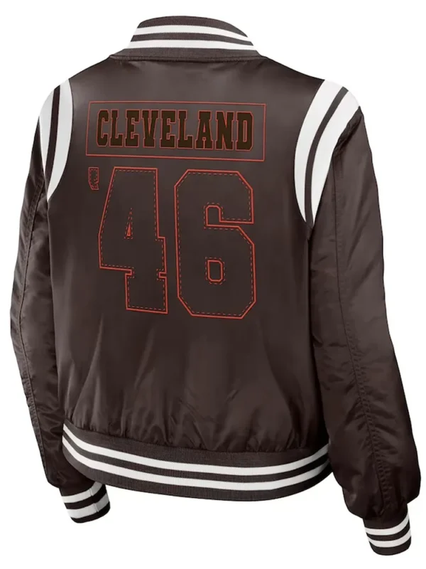 Cleveland Browns Bomber Full-Zip Jacket