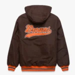 Cleveland Browns Brown Hooded Jacket