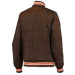 Cleveland Browns Goal Brown Field Bomber Jacket