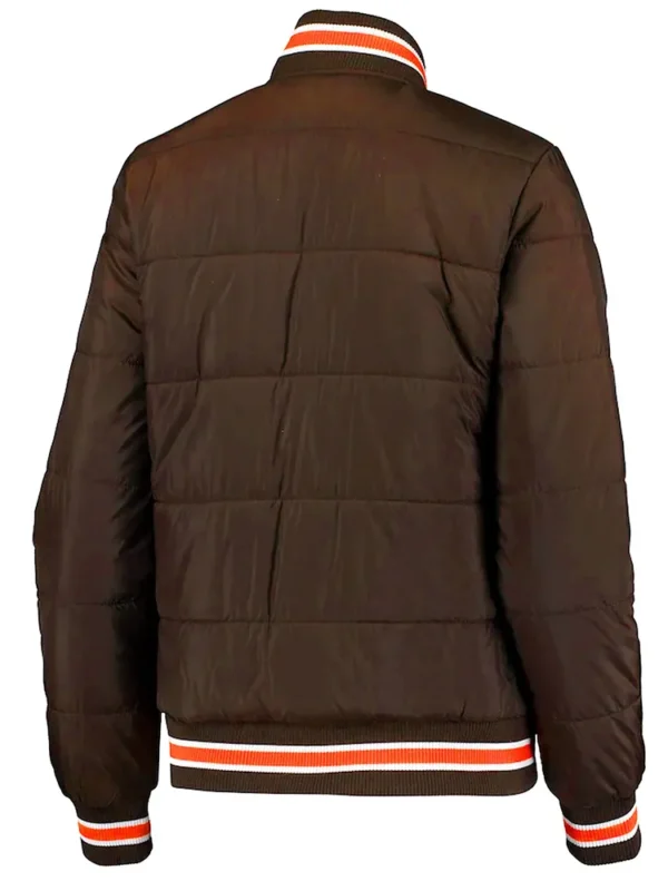 Cleveland Browns Goal Brown Field Bomber Jacket
