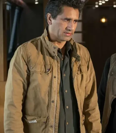 Cliff Curtis Fear The Walking Dead Travis Cotton Jacket