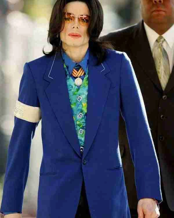 Courtside Michael Jackson Blue Blazer Courtside Michael Jackson Blue Blazer