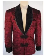 Crushed Velvet Smoking Jacket