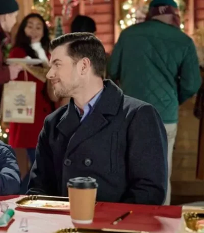 Dan Jeannotte Our Christmas Mural 2023 Wool Coat