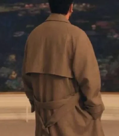 Dan Levy Good Grief 2023 Cotton Trench Coat