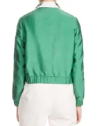 Danna Paola Elite S02 Lu Green Bomber Jacket