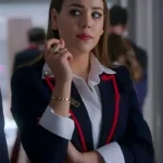 Danna Paola Elite S02 Navy Blue Blazer