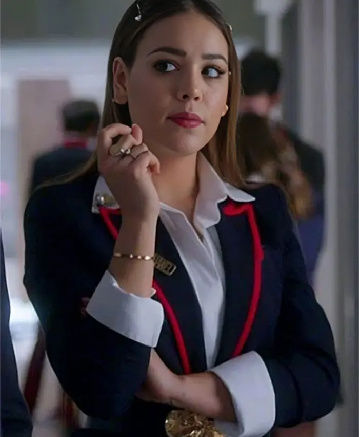 Danna Paola Elite S02 Navy Blue Blazer Danna Paola Elite S02 Navy Blue Blazer