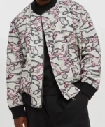 Danny Morgan General Hospital Printed Bomber Jacket