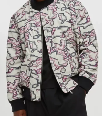 Danny Morgan General Hospital Printed Bomber Jacket