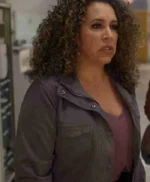 Dead to Me Diana Maria Riva Grey Jacket