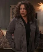 Dead to Me Diana Maria Riva Grey Jacket