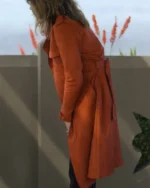 Dead to Me Linda Cardellini Brown Trench Coat