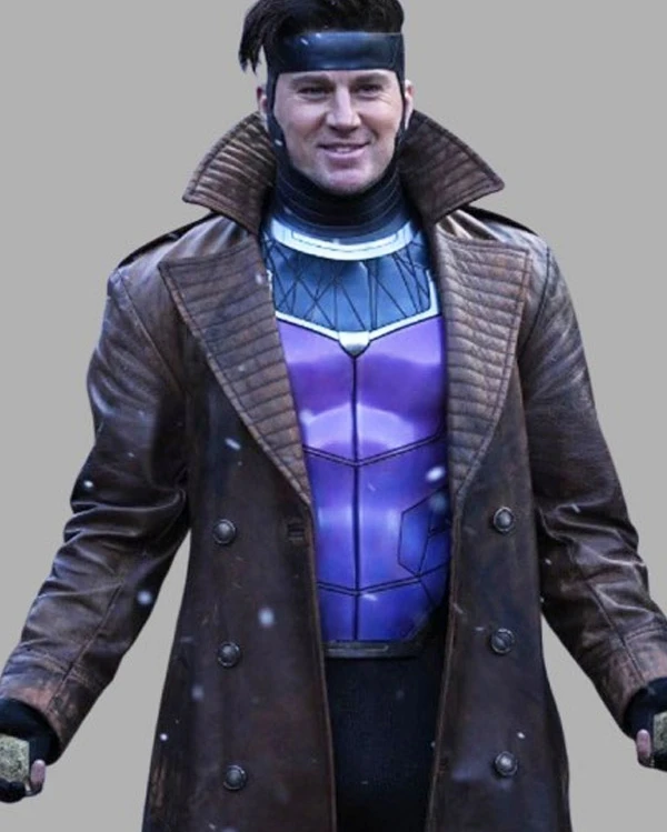 Deadpool and Wolverine 2024 Channing Tatum Brown Leather Coat Deadpool and Wolverine 2024 Channing Tatum Brown Leather Coat