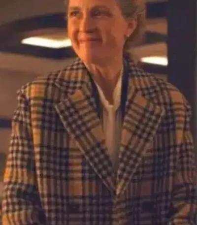Delphine Cormier Orphan Black Echoes 2023 Plaid Coat